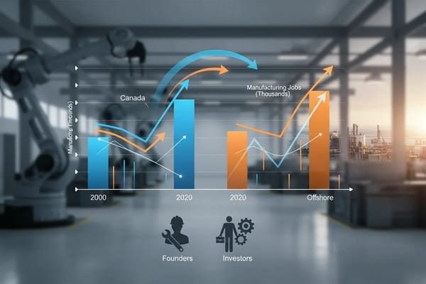How Offshoring Has Reshaped Canadian Manufacturing and What It Means for Founders and Investors